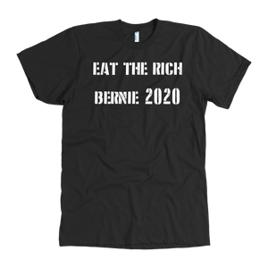Bernie Sanders "Eat the Rich" Men's Tee - Green Army Unite