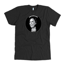 Load image into Gallery viewer, Kamala Harris &quot;Girl on the Bus&quot; Men&#39;s Graphic Tee - Green Army Unite