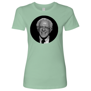 Bernie Sanders "Smilin' Bernie!" Women's Graphic Tee - Green Army Unite