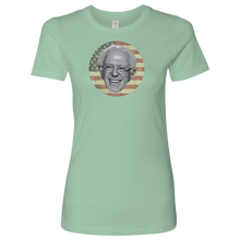 Load image into Gallery viewer, Bernie Sanders &quot;American Bernie&quot; Women&#39;s Graphic Tee - Green Army Unite