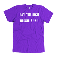 Load image into Gallery viewer, Bernie Sanders &quot;Eat the Rich&quot; Men&#39;s Tee - Green Army Unite