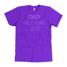 Load image into Gallery viewer, Bernie Sanders &quot;Crazy Uncle Bernie 2020&quot; Men&#39;s Tee - Green Army Unite
