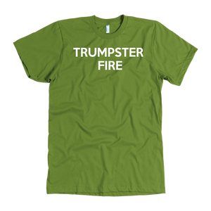 Donald Trump "Trumpster Fire" Men's Tee - Green Army Unite