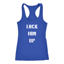 Load image into Gallery viewer, Donald Trump &quot;Lock Him Up&quot; Womens&#39; Tank - Green Army Unite
