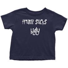 Load image into Gallery viewer, Donald Trump &quot;Trump Sucks Bigly&quot; Kids tee - Green Army Unite