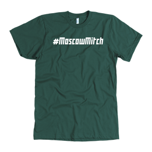 Moscow Mitch Hashtag Men's Tee - Green Army Unite