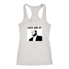 Load image into Gallery viewer, Donald Trump &quot;Lock Him Up&quot; Women&#39;s Graphic Tank - Green Army Unite
