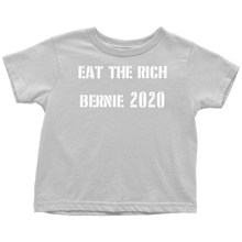Load image into Gallery viewer, Bernie Sanders &quot;Eat the Rich&quot; Kids Tee - Green Army Unite