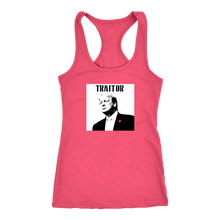 Load image into Gallery viewer, Donald Trump &quot;Traitor&quot; Women&#39;s Tank - Green Army Unite