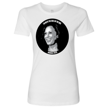 Load image into Gallery viewer, Kamala Harris &quot;Girl on the Bus&quot; Women&#39;s Tee - Green Army Unite