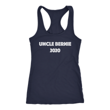 Load image into Gallery viewer, Bernie Sanders &quot;Uncle Bernie&quot; Racerback Tank for Women - Green Army Unite