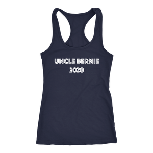 Bernie Sanders "Uncle Bernie" Racerback Tank for Women - Green Army Unite