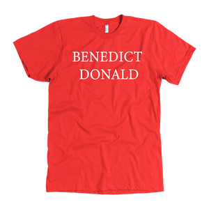 Donald Trump "Benedict Donald" Mens Graphic Front/Back Tee - Green Army Unite