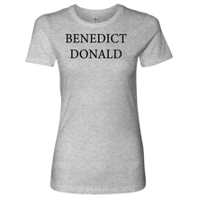 Load image into Gallery viewer, Donald Trump &quot;Benedict Donald&quot; Women&#39;s Front/Back Graphic Tee - Green Army Unite
