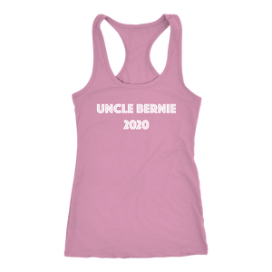 Bernie Sanders "Uncle Bernie" Racerback Tank for Women - Green Army Unite