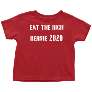 Bernie Sanders "Eat the Rich" Kids Tee - Green Army Unite
